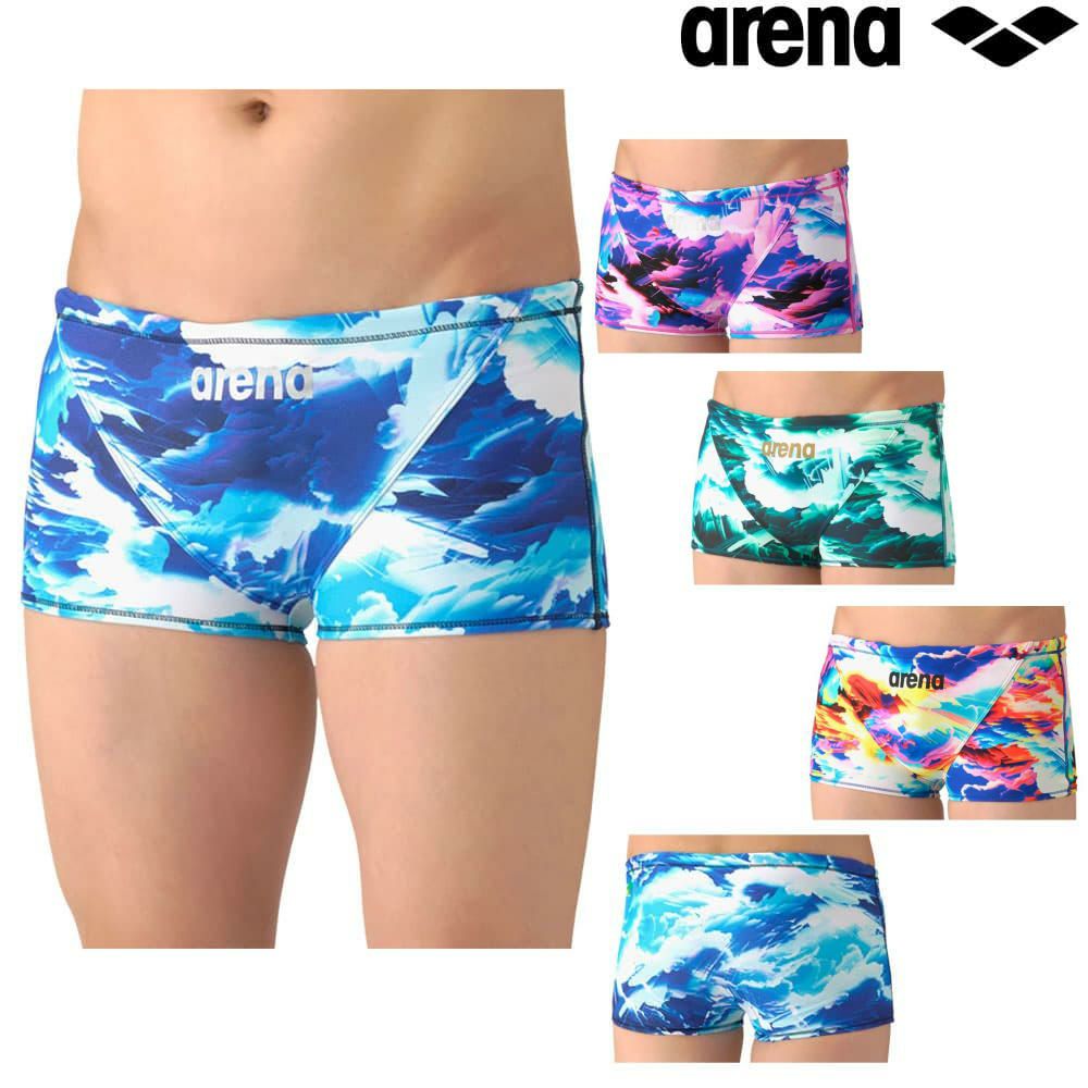 アリーナARENA競泳水着練習用水着メンズタフスーツタフスキンEPトレーニングスパッツショートレッグ競泳練習水着2026年春夏モデルAS6SWM17M