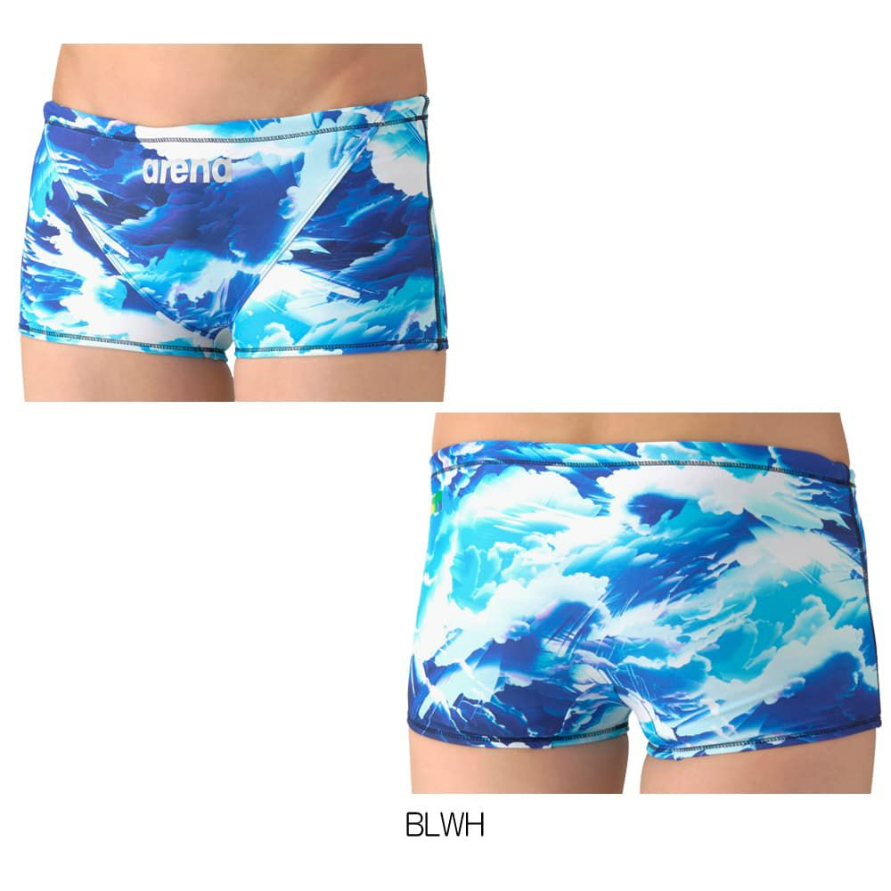 アリーナARENA競泳水着練習用水着メンズタフスーツタフスキンEPトレーニングスパッツショートレッグ競泳練習水着2026年春夏モデルAS6SWM17M