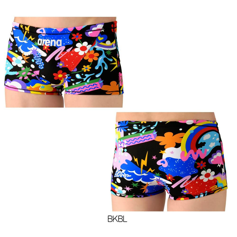 アリーナARENA競泳水着練習用水着メンズタフスーツタフスキンEPトレーニングスパッツショートレッグ競泳練習水着2026年春夏モデルAS6SWM24M