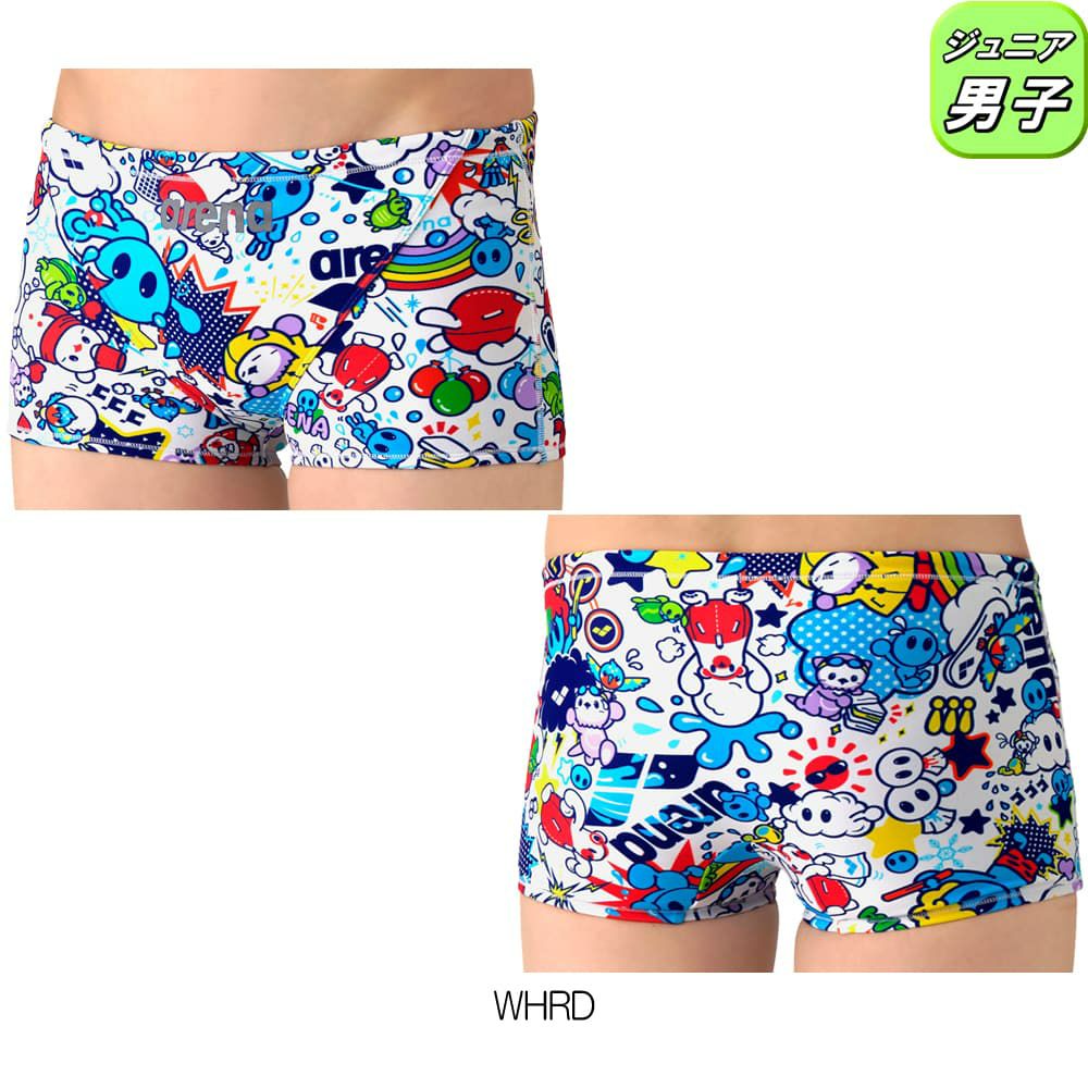 アリーナARENA競泳水着練習用水着ジュニア男子タフスーツアリーナくんタフスキンEPトレーニングスパッツショートレッグ競泳練習水着2026年春夏モデルAS6SWM27B