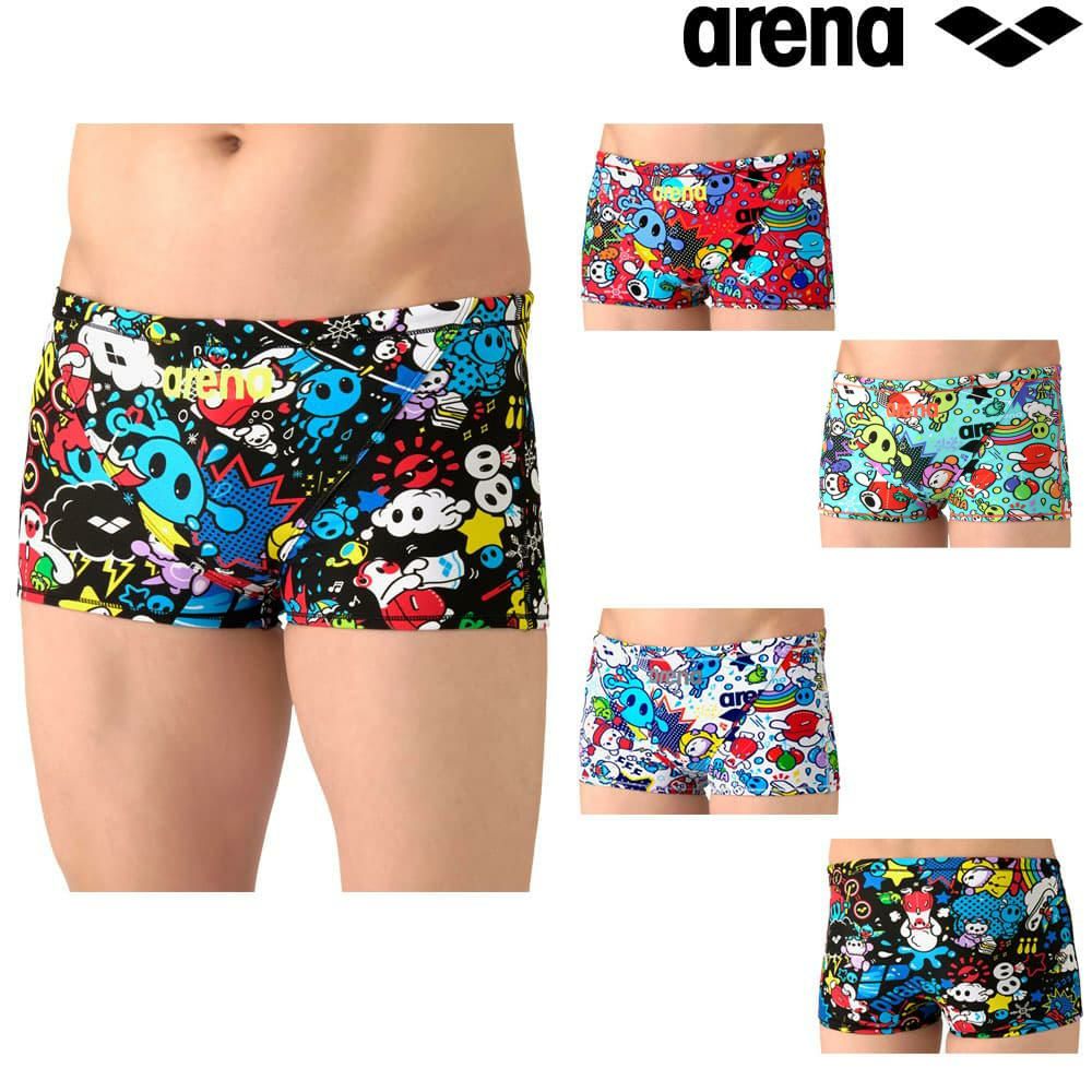 アリーナARENA競泳水着練習用水着メンズタフスーツアリーナくんタフスキンEPトレーニングスパッツショートレッグ競泳練習水着2026年春夏モデルAS6SWM27M