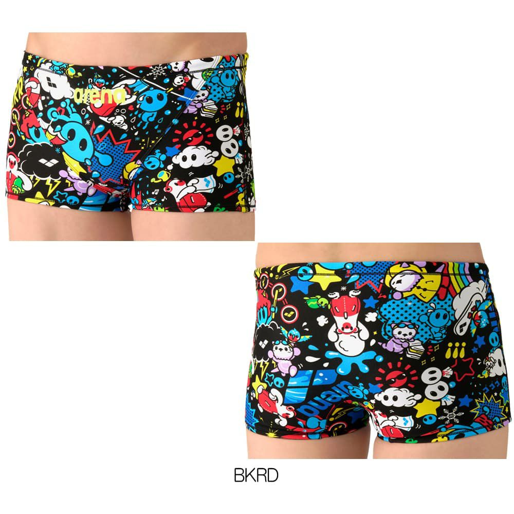 アリーナARENA競泳水着練習用水着メンズタフスーツアリーナくんタフスキンEPトレーニングスパッツショートレッグ競泳練習水着2026年春夏モデルAS6SWM27M