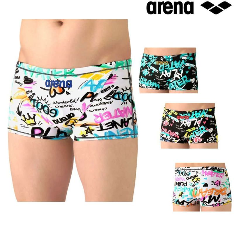 アリーナARENA競泳水着練習用水着メンズタフスーツタフスキンEPトレーニングスパッツショートレッグ競泳練習水着2026年春夏モデルAS6SWM31M