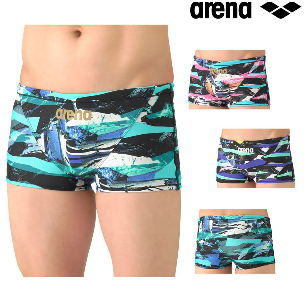 アリーナARENA競泳水着練習用水着メンズタフスーツタフスキンT2Eトレーニングスパッツショートレッグ競泳練習水着2026年春夏モデルAS6SWM33M