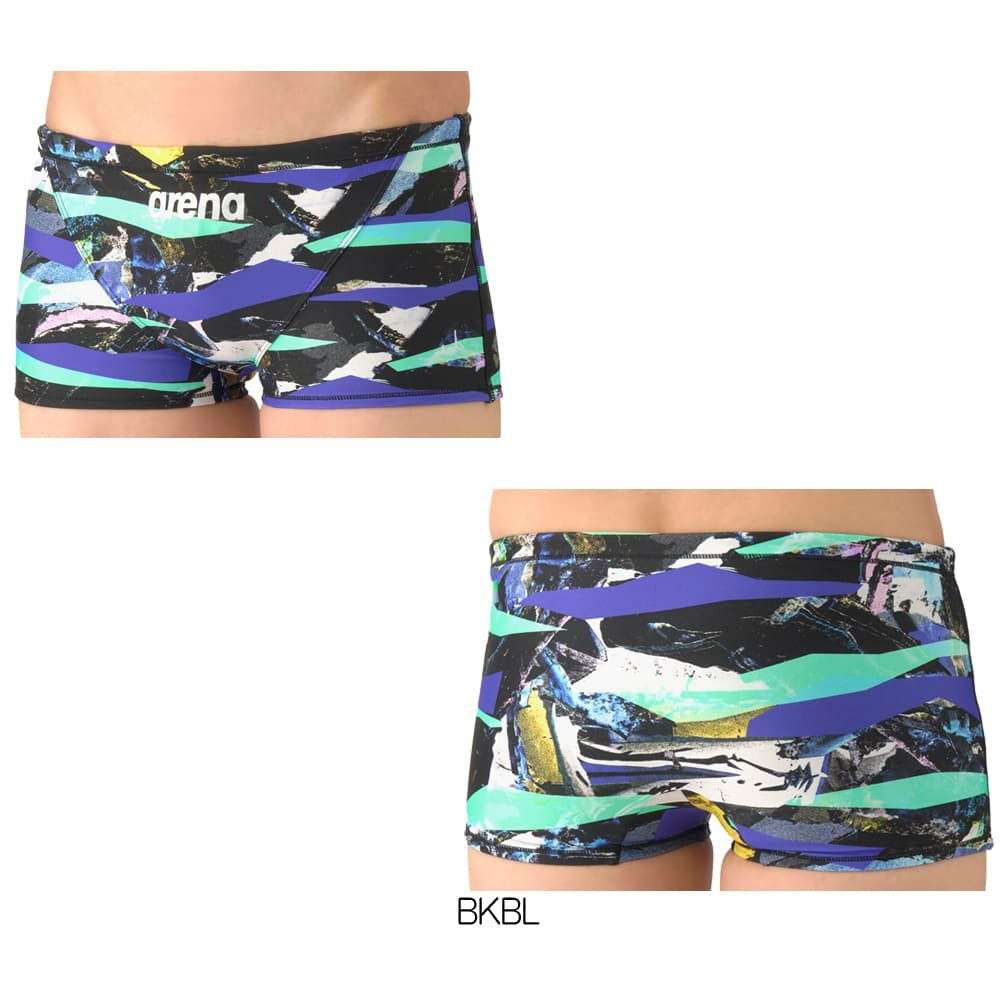 アリーナARENA競泳水着練習用水着メンズタフスーツタフスキンT2Eトレーニングスパッツショートレッグ競泳練習水着2026年春夏モデルAS6SWM33M