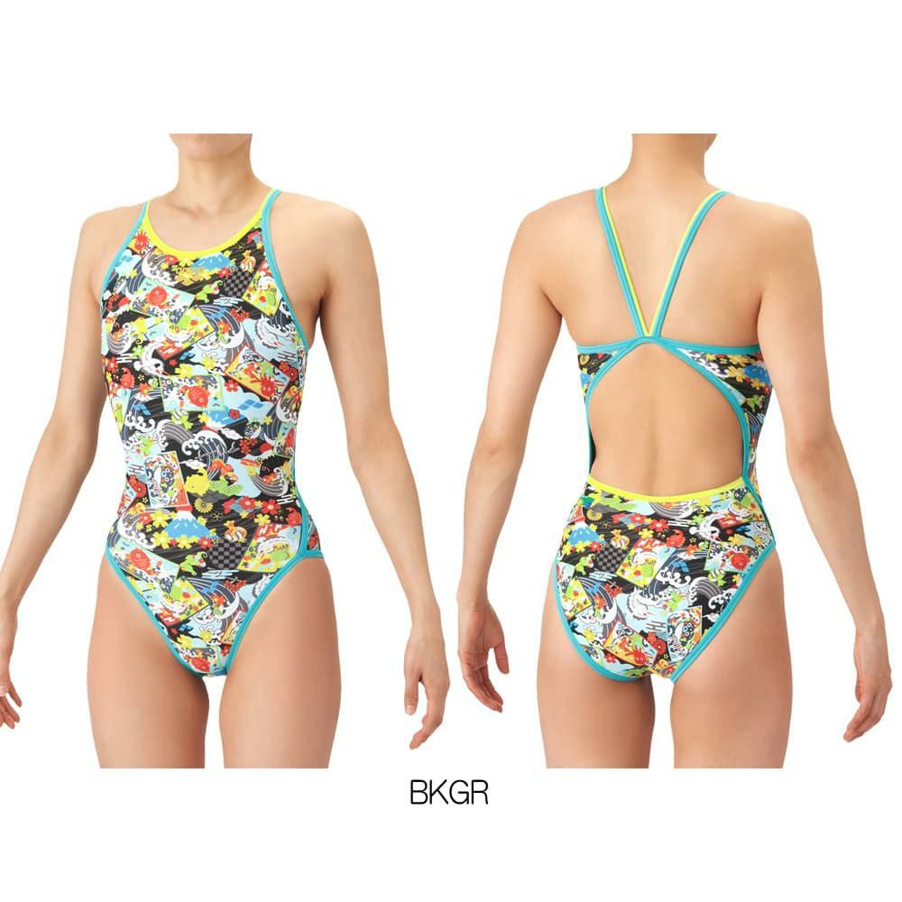 アリーナARENA競泳水着練習用水着レディースタフスーツタフスキンEPトレーニングワンピースオープンバック競泳練習水着2026年春夏モデルAS6SWM36L