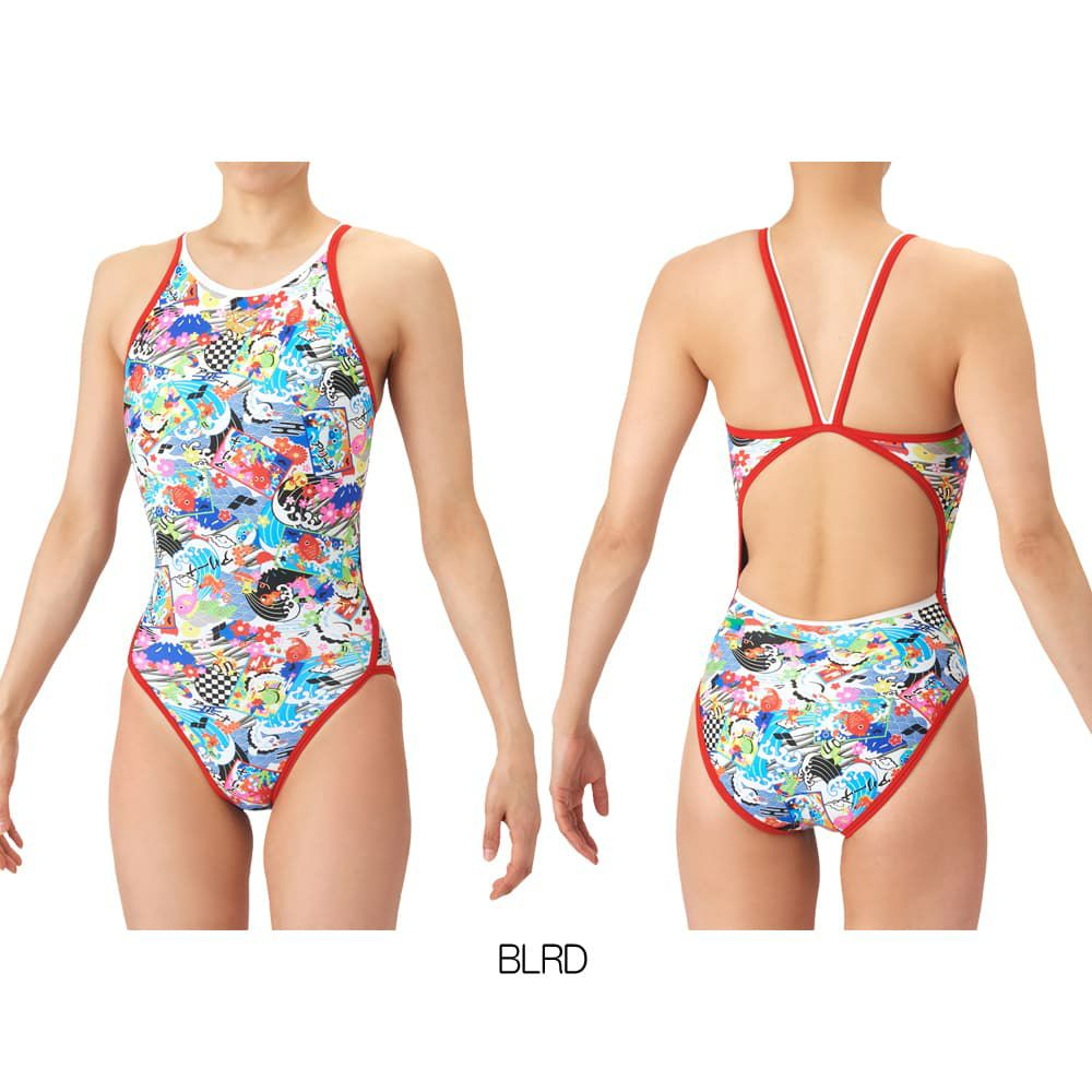 アリーナARENA競泳水着練習用水着レディースタフスーツタフスキンEPトレーニングワンピースオープンバック競泳練習水着2026年春夏モデルAS6SWM36L