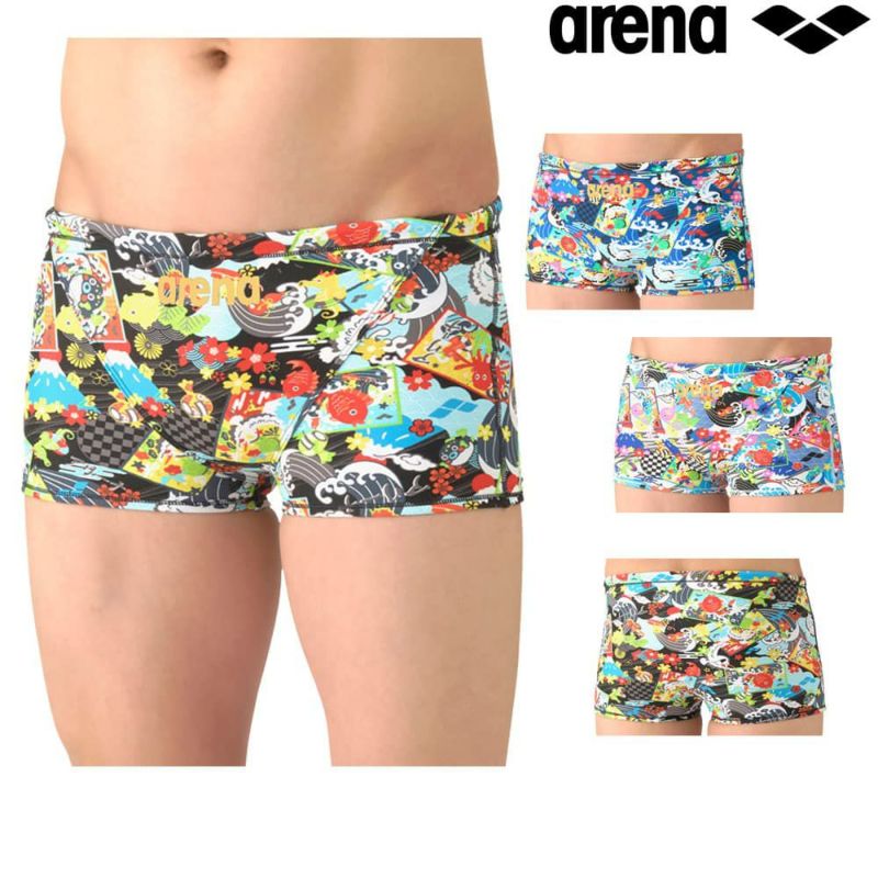 アリーナARENA競泳水着練習用水着メンズタフスーツタフスキンEPトレーニングスパッツショートレッグ競泳練習水着2026年春夏モデルAS6SWM37M