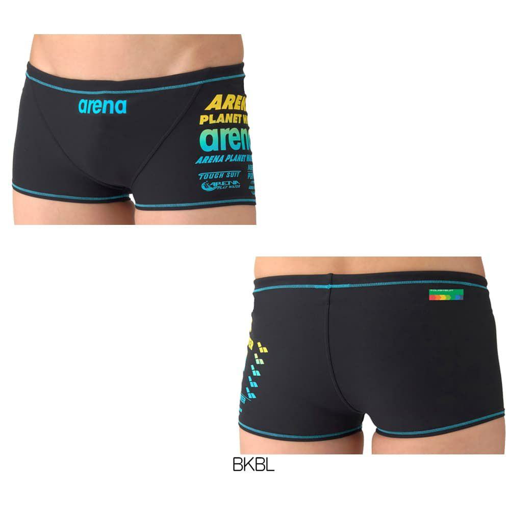 アリーナARENA競泳水着練習用水着メンズタフスーツタフスキンEトレーニングスパッツショートレッグ競泳練習水着2026年春夏モデルAS6SWM39M