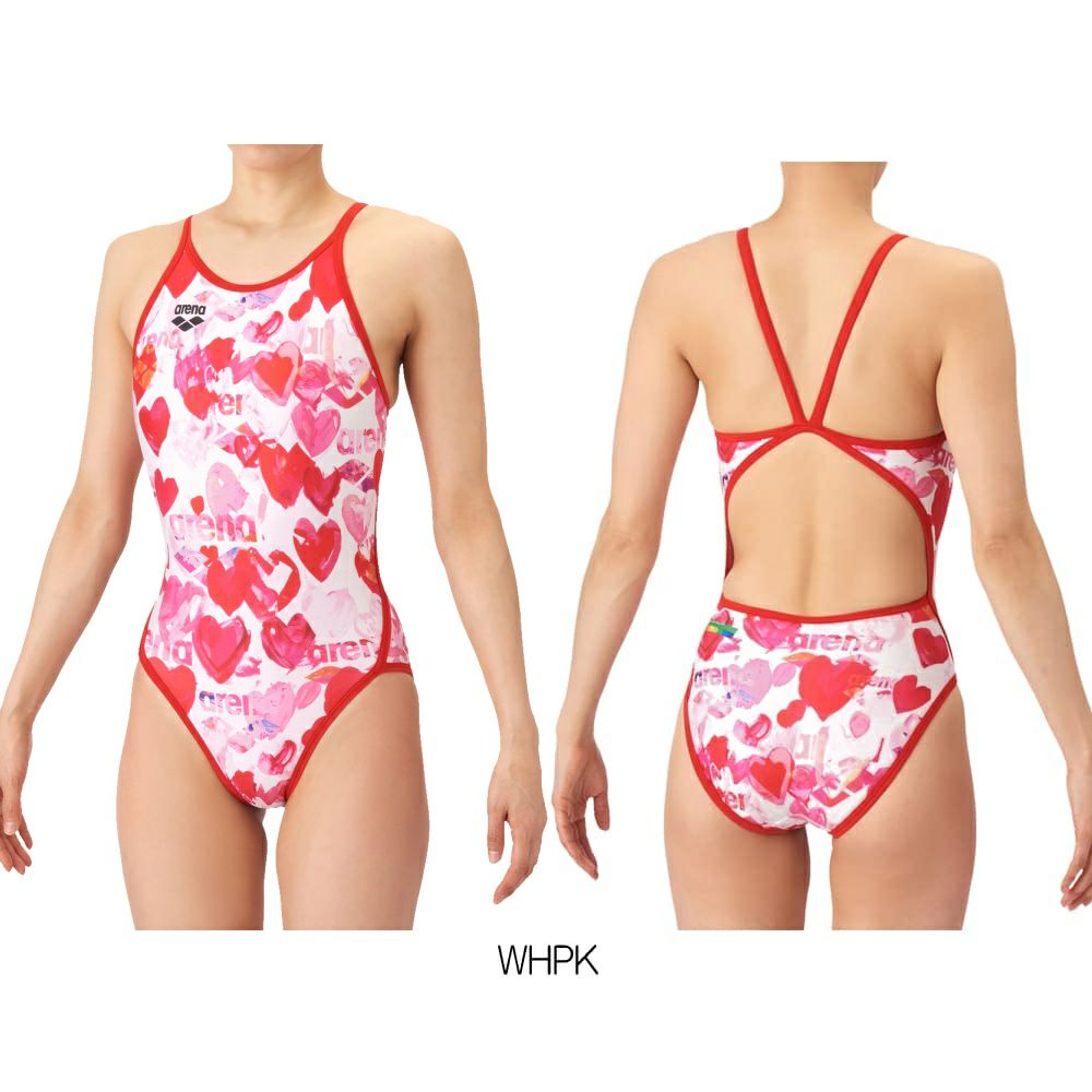 アリーナARENA競泳水着練習用水着レディースタフスーツタフスキンT2Eトレーニングワンピースオープンバック競泳練習水着2026年春夏モデルAS6SWM42L