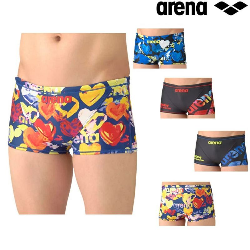 アリーナARENA競泳水着練習用水着メンズタフスーツタフスキンT2Eトレーニングスパッツショートレッグ競泳練習水着2026年春夏モデルAS6SWM44M