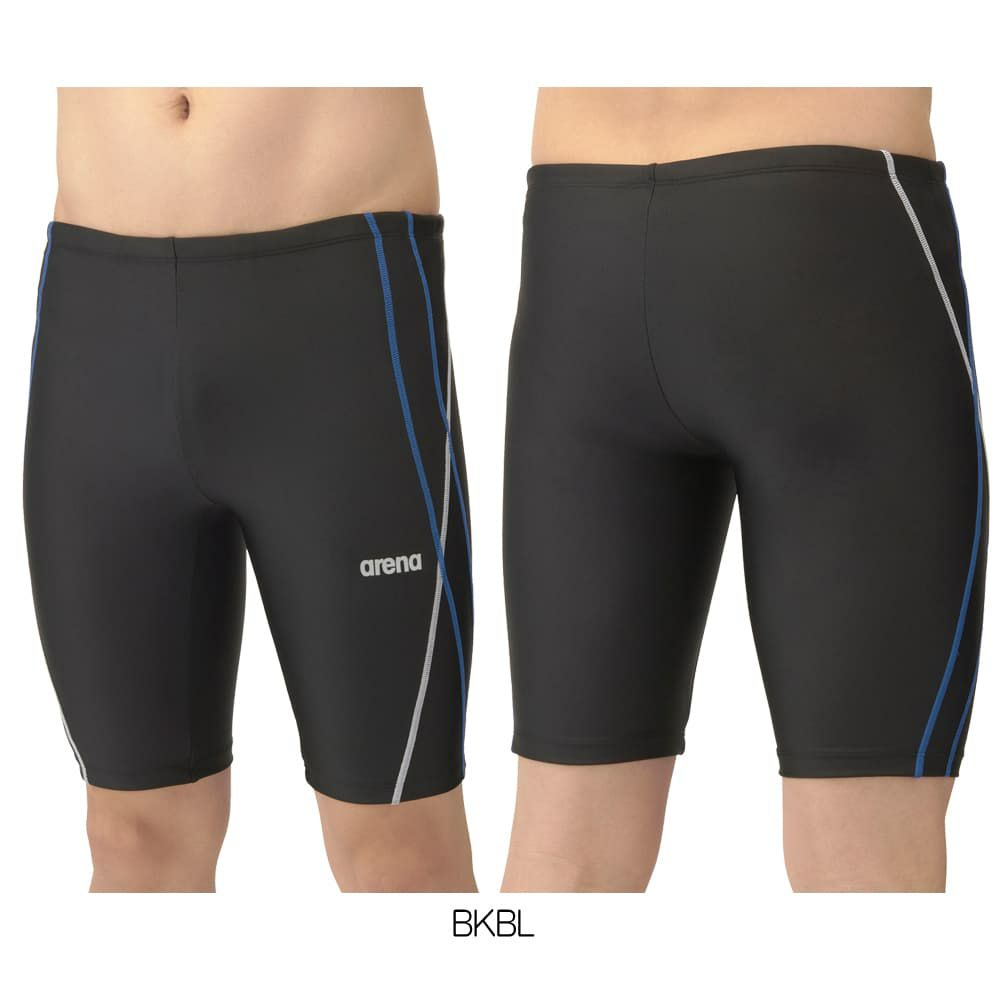 アリーナARENAフィットネス水着メンズAQUAEXAダブルエステルフィットネススパッツハーフレッグ2026年春夏モデルAS5SWF64M
