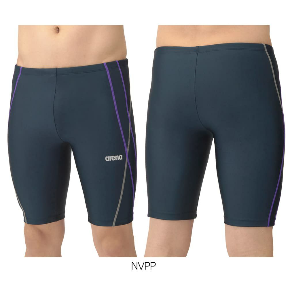 アリーナARENAフィットネス水着メンズAQUAEXAダブルエステルフィットネススパッツハーフレッグ2026年春夏モデルAS5SWF64M