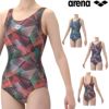 アリーナARENAフィットネス水着レディースフルダル2WAYフィットネスワンピースUバック差し込みパッドパッド付き2026年春夏モデルAS6SWF20L