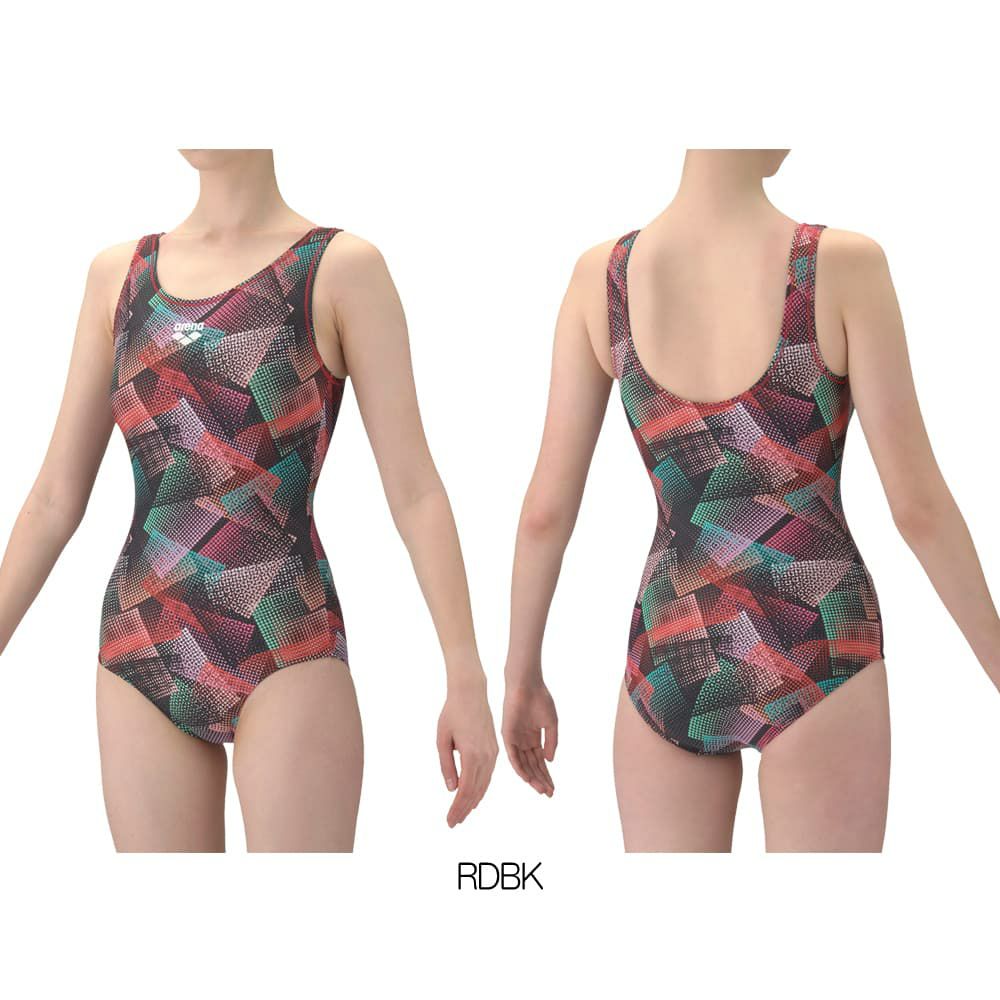 アリーナARENAフィットネス水着レディースフルダル2WAYフィットネスワンピースUバック差し込みパッドパッド付き2026年春夏モデルAS6SWF20L