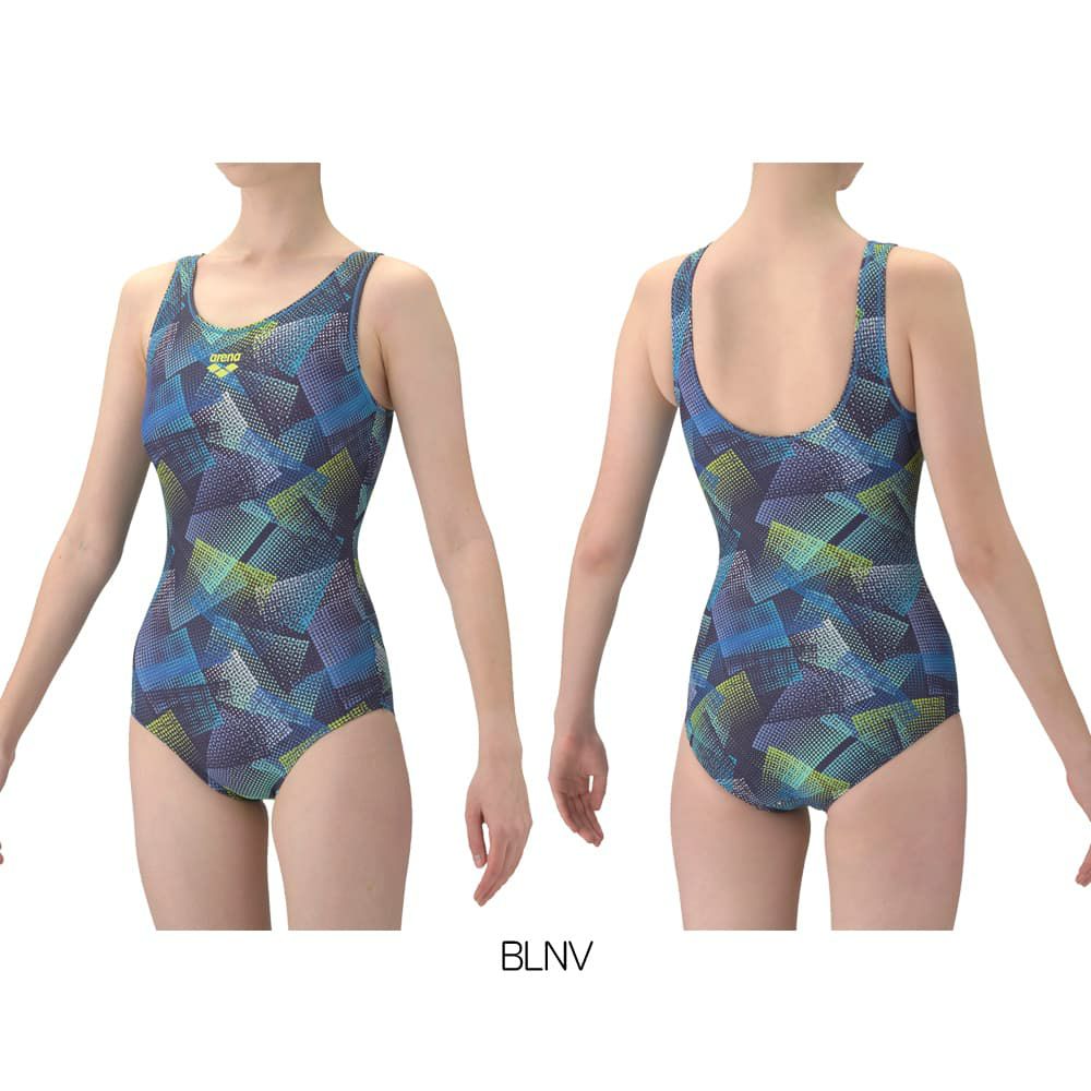 アリーナARENAフィットネス水着レディースフルダル2WAYフィットネスワンピースUバック差し込みパッドパッド付き2026年春夏モデルAS6SWF20L