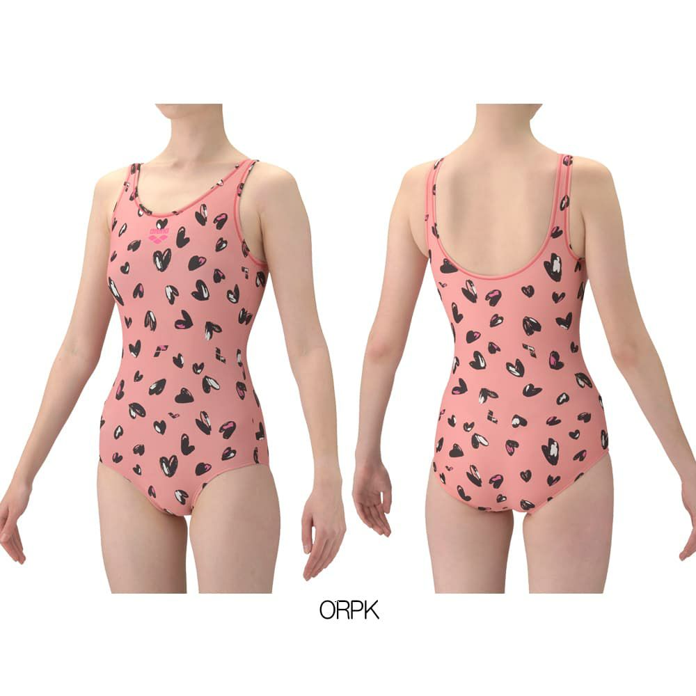 アリーナARENAフィットネス水着レディースダブルエステルフィットネスワンピースUバック差し込みパッドパッド付き2026年春夏モデルAS6SWF21L