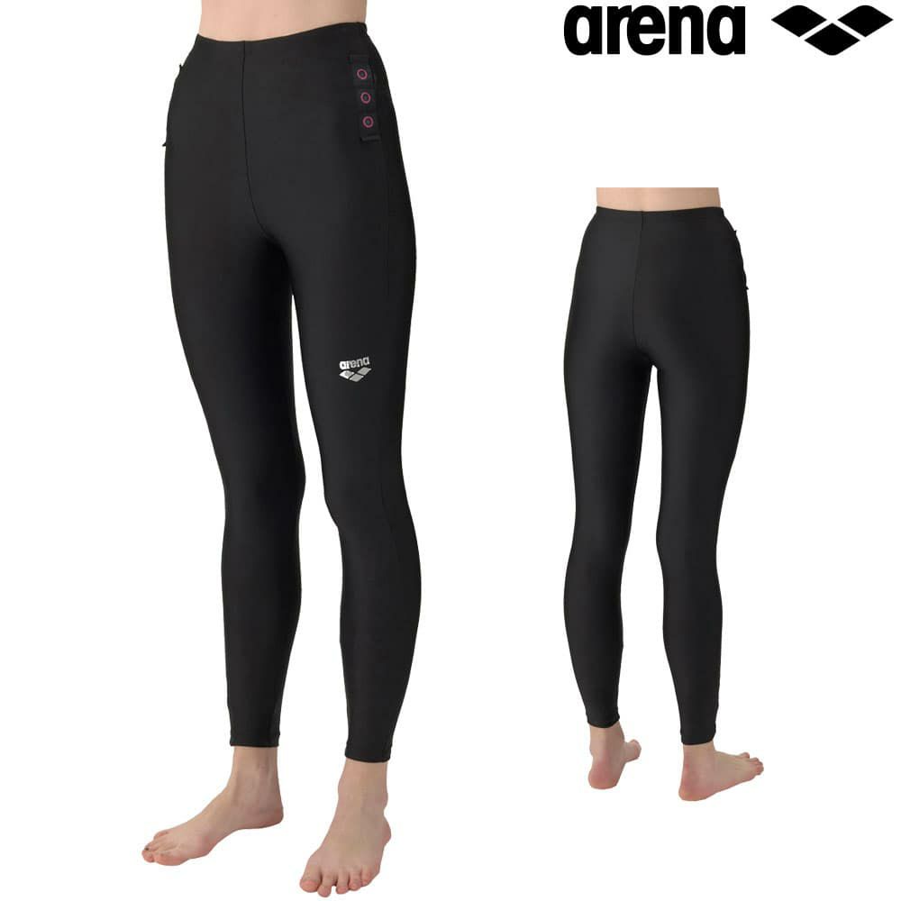 アリーナARENAフィットネス水着レディースダブルエステルフィットネスパンツロングレッグ2026年春夏モデルAS6SWF30L