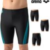 アリーナARENAフィットネス水着メンズダブルエステルSUNLIGHTフィットネススパッツハーフレッグ2026年春夏モデルAS6SWF69M
