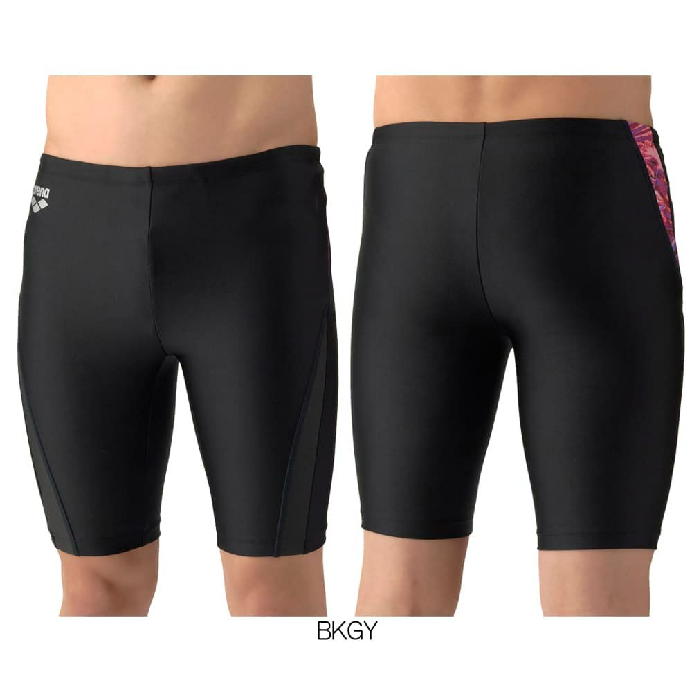 アリーナARENAフィットネス水着メンズダブルエステルSUNLIGHTフィットネススパッツハーフレッグ2026年春夏モデルAS6SWF69M