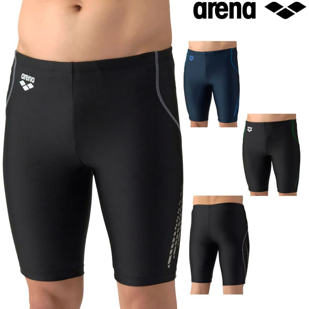 アリーナARENAフィットネス水着メンズダブルエステルフィットネススパッツハーフレッグ2026年春夏モデルAS6SWF72M