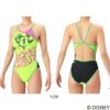 アリーナARENA競泳水着練習用水着レディースディズニー“ミッキー”タフスーツタフスキンT2Eトレーニングワンピースオープンバック競泳練習水着2026年春夏モデルAS6SWM50L