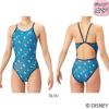 アリーナARENA競泳水着練習用水着ジュニア女子ディズニー“ミッキー”タフスーツタフスキンT2Eトレーニングワンピースオープンバック競泳練習水着2026年春夏モデルAS6SWM51G
