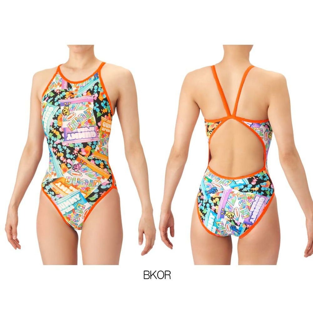 アリーナARENA競泳水着練習用水着レディースタフスーツタフスキンEPGUMMYEFFECTSトレーニングワンピースオープンバック競泳練習水着2026年春夏モデルAS6SWMP3L