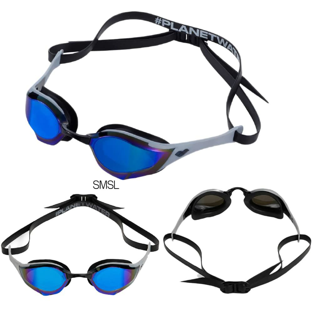 アリーナARENA水泳コブラエッジレーシングゴーグルミラーレンズクッションタイプWA承認モデルスワイプくもり止め競泳AS5FGG00U