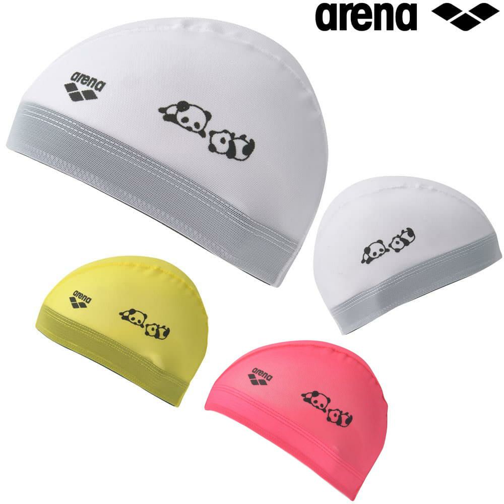 アリーナARENA水泳パンダメッシュキャップ水泳小物2026年春夏モデルAS6SSC54U