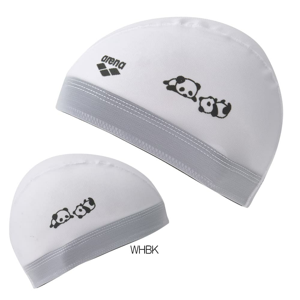アリーナARENA水泳パンダメッシュキャップ水泳小物2026年春夏モデルAS6SSC54U