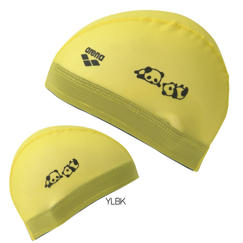 アリーナARENA水泳パンダメッシュキャップ水泳小物2026年春夏モデルAS6SSC54U