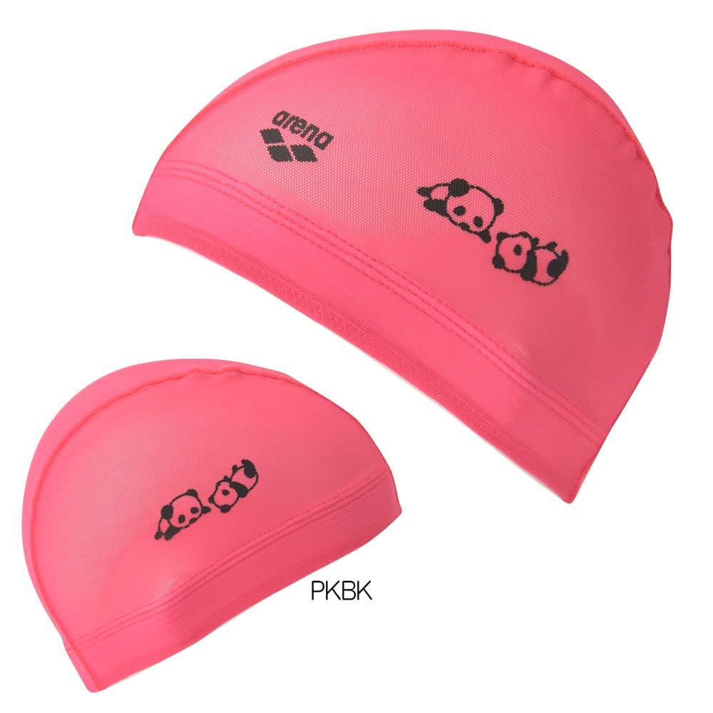 アリーナARENA水泳パンダメッシュキャップ水泳小物2026年春夏モデルAS6SSC54U