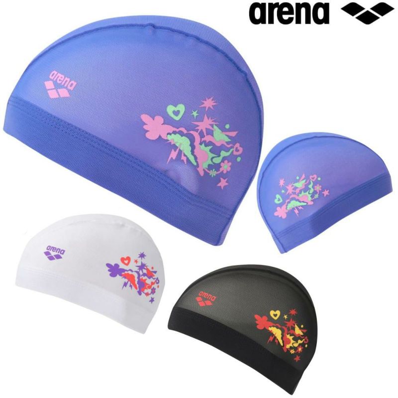 アリーナARENA水泳VIBRANTWEATHERメッシュキャップ水泳小物2026年春夏モデルAS6SSC55U