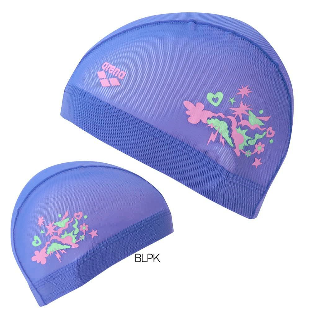 アリーナARENA水泳VIBRANTWEATHERメッシュキャップ水泳小物2026年春夏モデルAS6SSC55U