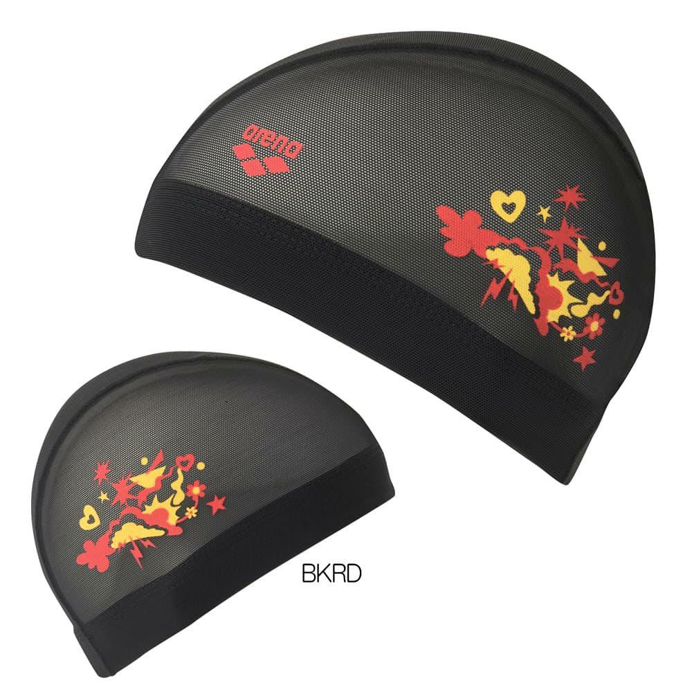 アリーナARENA水泳VIBRANTWEATHERメッシュキャップ水泳小物2026年春夏モデルAS6SSC55U