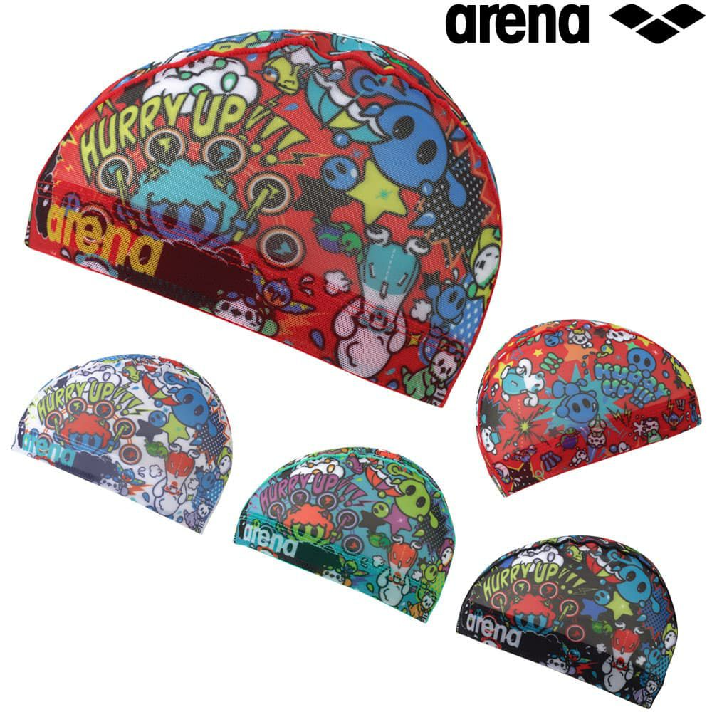 アリーナARENA水泳アリーナくんメッシュキャップ水泳小物2026年春夏モデルAS6SSC57U