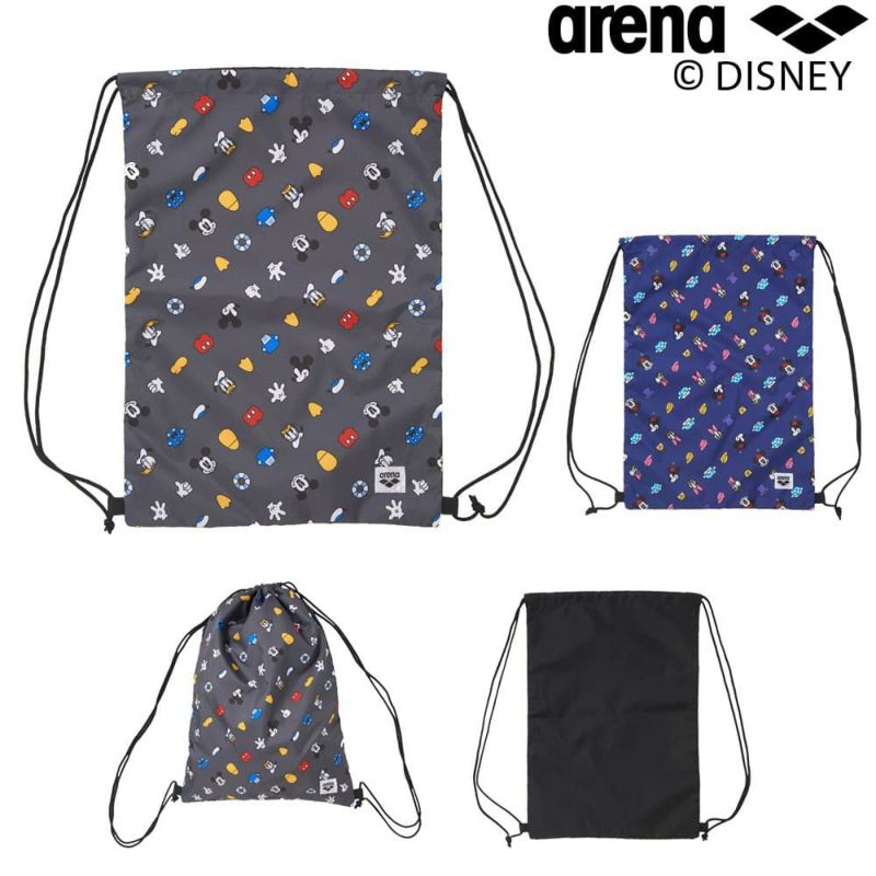 アリーナARENA水泳ディズニー“ミッキー”“ドナルド”マルチバッグ2026年春夏モデルAS6SBP89U
