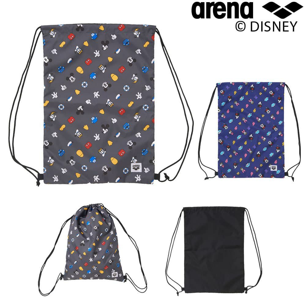 アリーナARENA水泳ディズニー“ミッキー”“ドナルド”マルチバッグ2026年春夏モデルAS6SBP89U