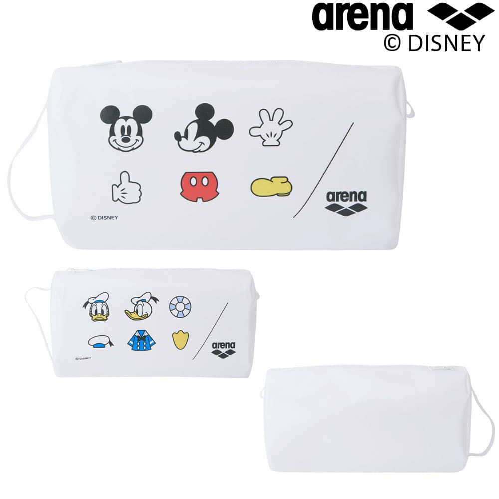 アリーナARENA水泳ディズニー“ミッキー”“ドナルド”プルーフバッグS2026年春夏モデルAS6SBZ84U