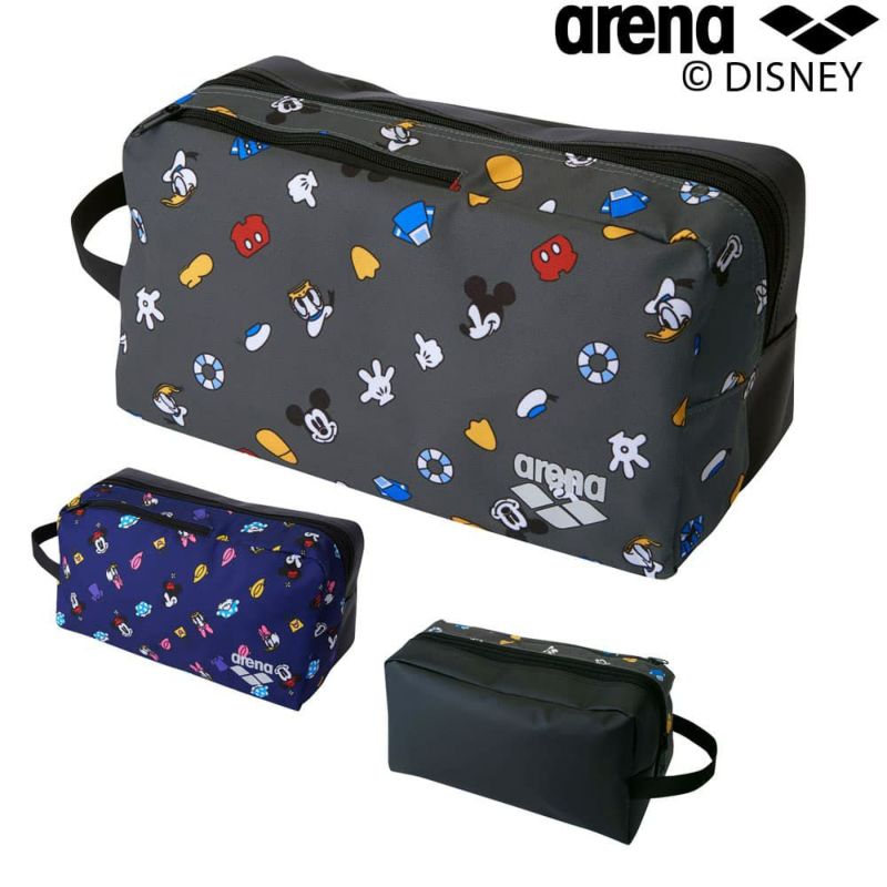 アリーナARENA水泳ディズニー“ミッキー”“ドナルド”2ルームバッグ2026年春夏モデルAS6SBZ87U