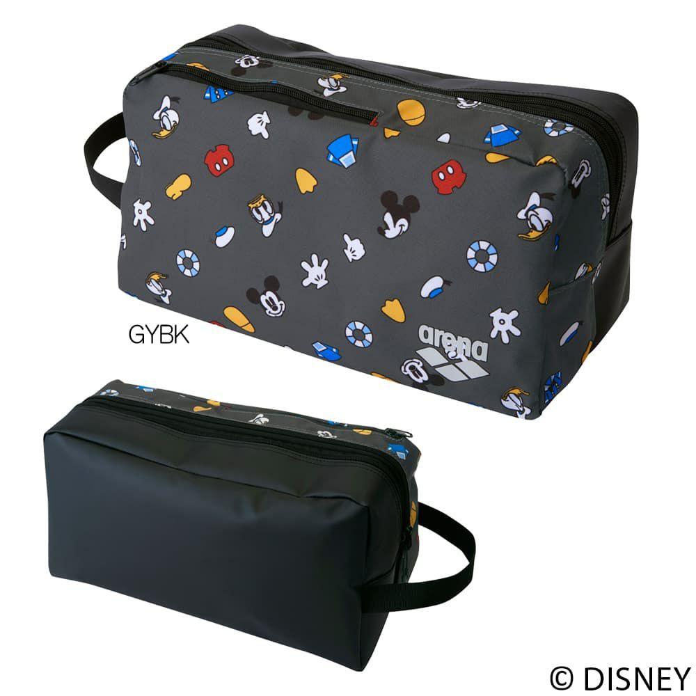 アリーナARENA水泳ディズニー“ミッキー”“ドナルド”2ルームバッグ2026年春夏モデルAS6SBZ87U
