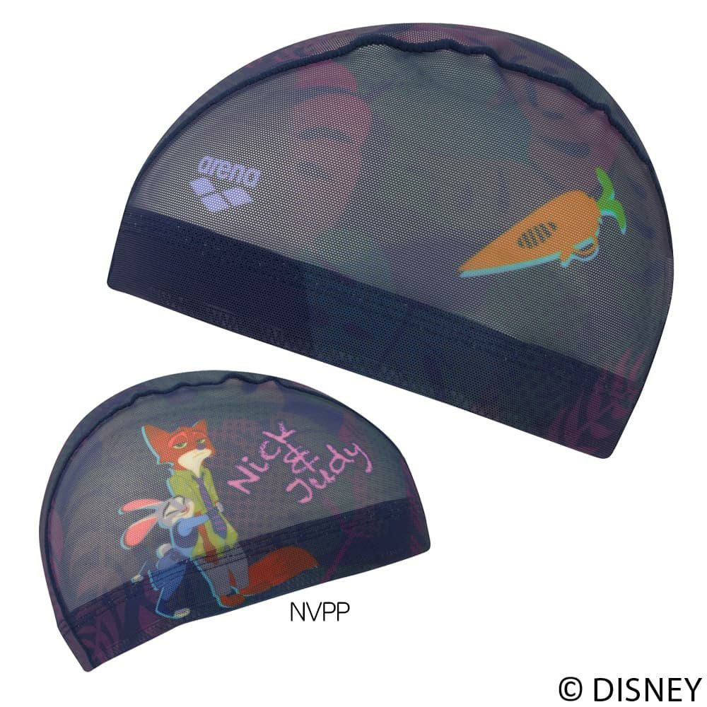 アリーナARENA水泳ディズニー『ズートピア』メッシュキャップ昇華プリントスイムキャップ水泳帽水泳小物2026年春夏モデルAS6SSC83U