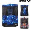 アリーナARENA水泳アリーナくんSTORMCLOUDSメッシュバックパック総柄2026年春夏モデルAS6SBP16U