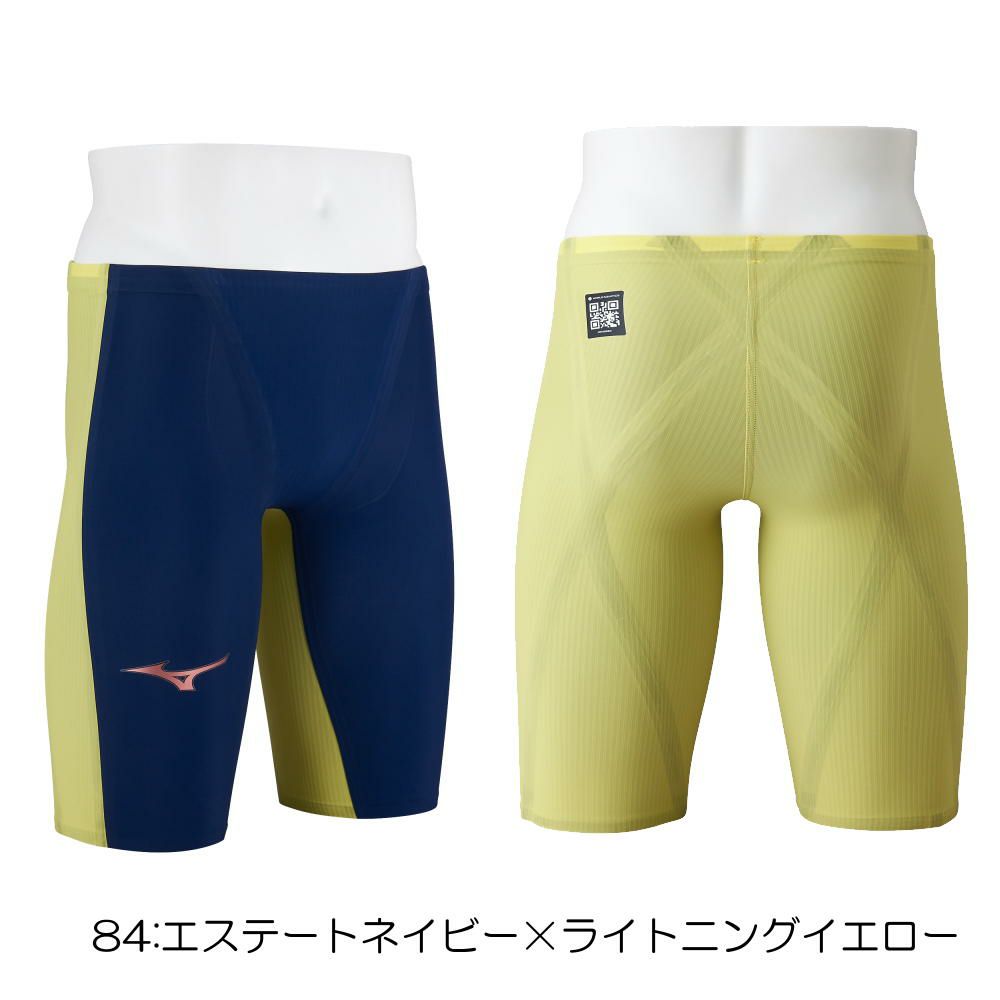 ミズノ競泳水着メンズGXSONICROYALPWWA承認モデルハーフスパッツ布帛素材競泳全種目短距離～中・長距離選手向き