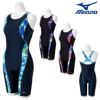 ミズノMIZUNOフィットネス水着レディースStrokeONEオールインワンパッド付き2025年秋冬モデルN2JGC861