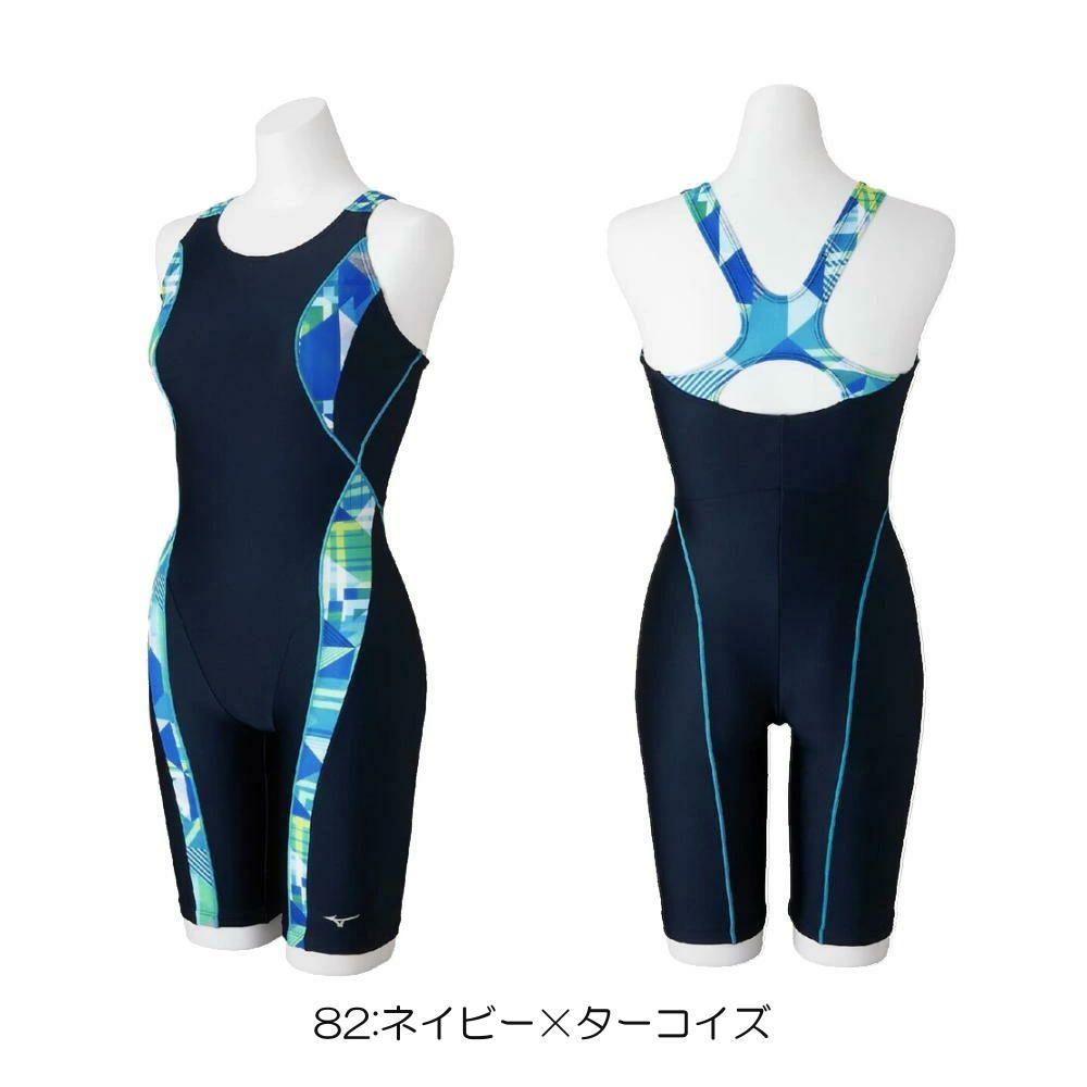ミズノMIZUNOフィットネス水着レディースStrokeONEオールインワンパッド付き2025年秋冬モデルN2JGC861