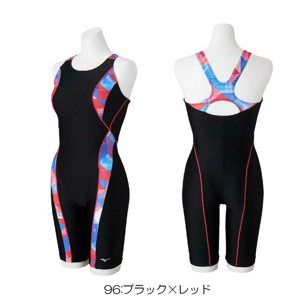 ミズノMIZUNOフィットネス水着レディースStrokeONEオールインワンパッド付き2025年秋冬モデルN2JGC861