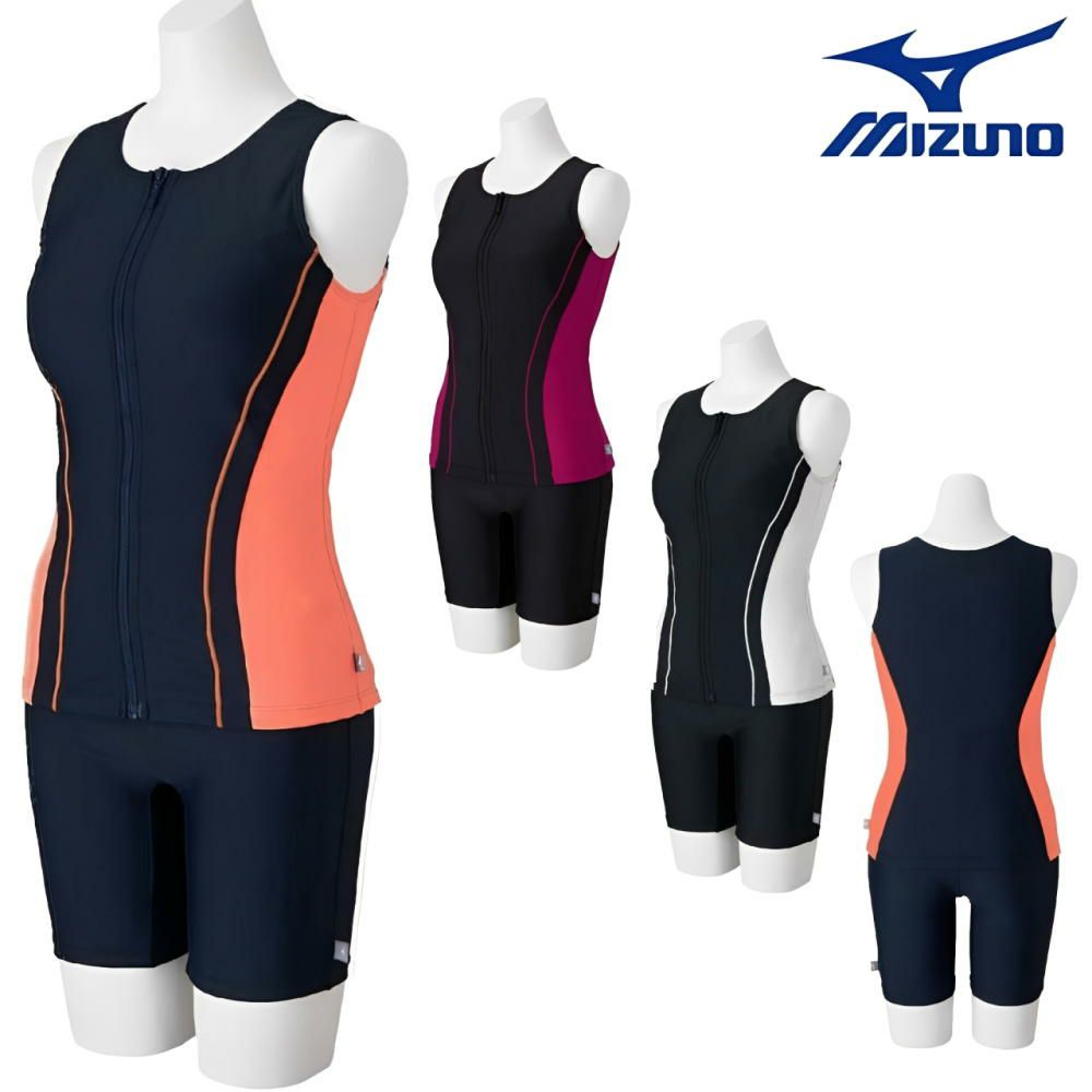 ミズノMIZUNOフィットネス水着レディースセパレーツパッド付き2025年秋冬モデルN2JGC853