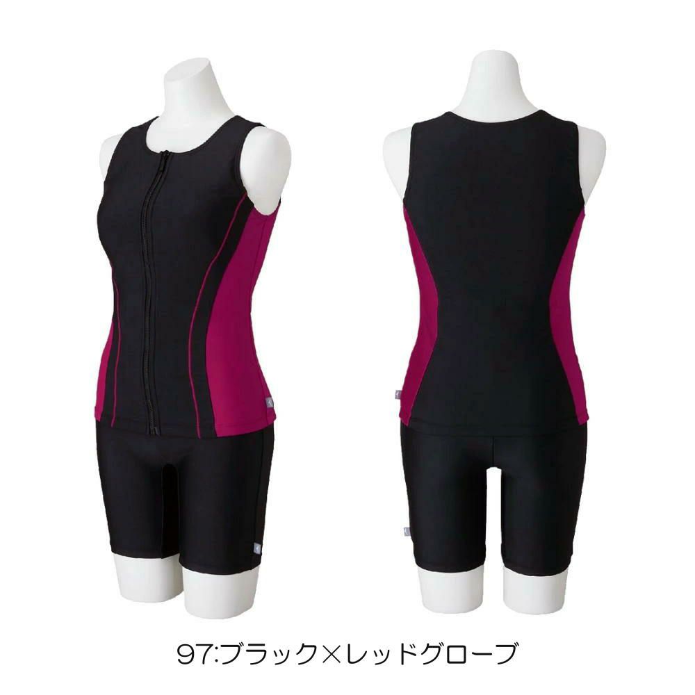 ミズノMIZUNOフィットネス水着レディースセパレーツパッド付き2025年秋冬モデルN2JGC853